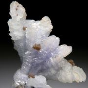 Chabazite on Prehnite after Tanzanite