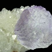 Fluorite on Quartz