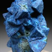 Shattuckite after Dioptase after Calcite