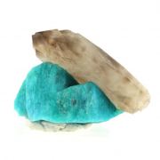 Amazonite + Smoky Quartz. 429.5 ct.