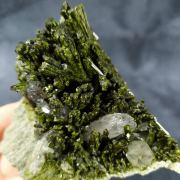 QUARTZ on EPIDOTE - Le Cornillon, France