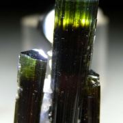 Tourmaline on Feldspar