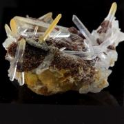 Sphalerite, Siderite, Quartz.