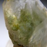 Quartz with Pumpellyite inclusions