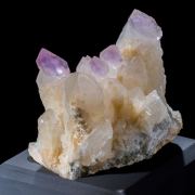 Amethyst on Quartz Scepter