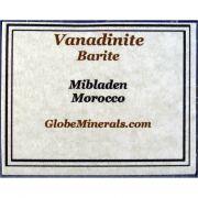 Vanadinite, Barite