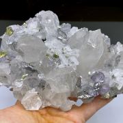 Arsenopyrite, fluorite, chalcopyrite, quartz