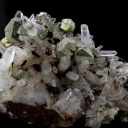 Siderite, Quartz, Pyrite.