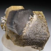 Apatite on Siderite