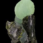 Prehnite on Epidote