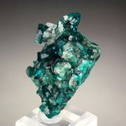 gemmy DIOPTASE, CALCITE