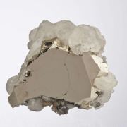 Pyrite With Calcite