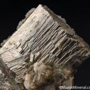 Arsenopyrite with Calcite, Muscovite