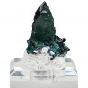 Azurite with Malachite