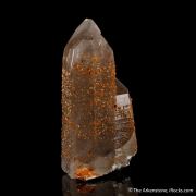 Spessartine Garnet on Quartz