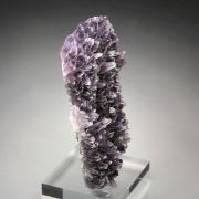 QUARTZ var. AMETHYST, PYRITE