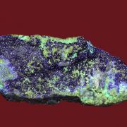 Azurite on Conichalcite(?)