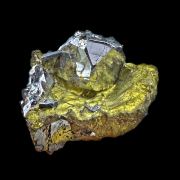 Sperrylite, chalcopyrite