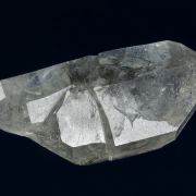 Quartz (Smoky enhydro)