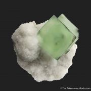 Fluorite on Quartz