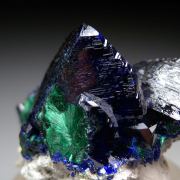 Azurite with Malachite