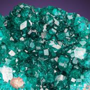 Dioptase  & Calcite