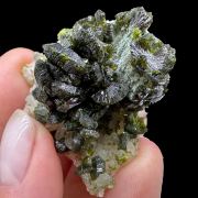 Epidote, quartz, actinolite