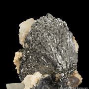 Lollingite with Calcite and Fluorite