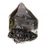 Goethite on Quartz / (var - “Smoky” and “Amethyst”)