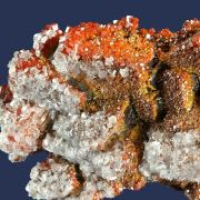 Vanadinite and Calcite