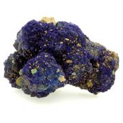 Chessylite ( Azurite ) + Cuprite.