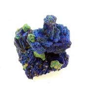 Chessylite ( Azurite ) + Cuprite.