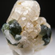 Apatite on Beryllonite