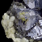 Galena, calcite