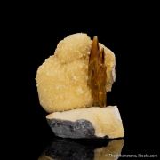 Baryte on Calcite