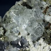 Fluorite with Galena and Sphalerite