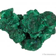 Malachite ps. Azurite, on Bayldonite ps. Mimetite