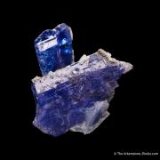 Tanzanite with blue Prehnite