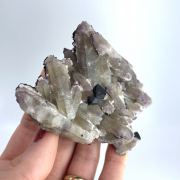 Fluorite on Quartz