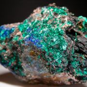 Brochantite with Linarite