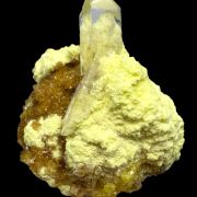 Celestine, sulphur, calcite