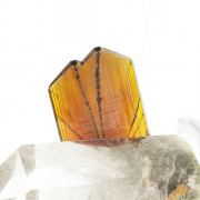 Brookite on Quartz