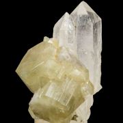 Apatite on Quartz