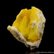 Cadmian Smithsonite on and replacing Calcite