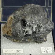 Cerussite on Galena