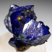 Azurite with Malachite