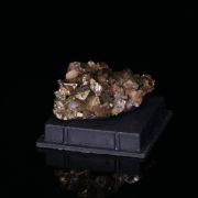 PYRITE and QUARTZ on SIDERITE - Mine de Mésage, France