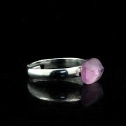 Silver Plated Kunzite Ring. 8.30 ct.