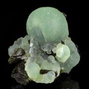 Prehnite on Epidote