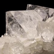 Fluorite (GEM ice crystals) with Calcite